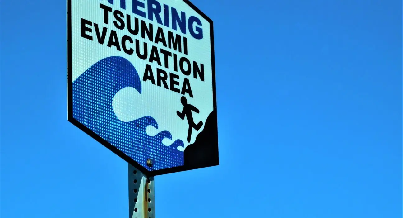 Street Signs! Tsunami Area!