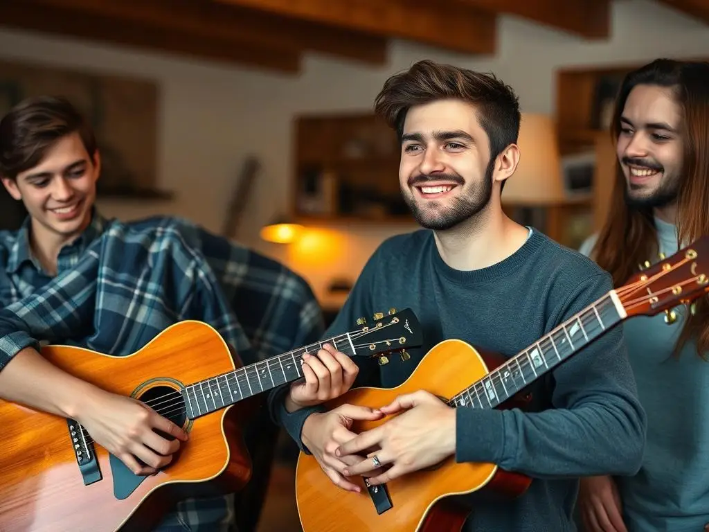 Man engaged in hobby with friends, showing balanced response to signs she likes you but is playing hard to get Man engaged in hobby with friends, showing balanced response to signs she likes you but is playing hard to get
