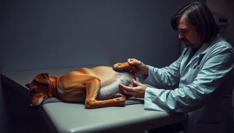 signs of infection after neutering dog