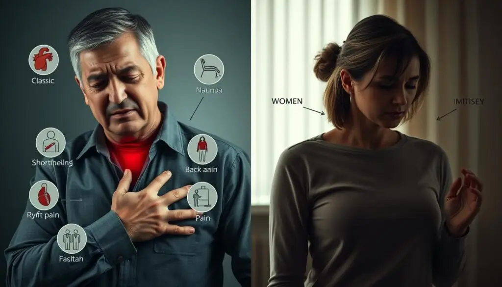 Warning Signs of Heart Attack in Men vs Women"