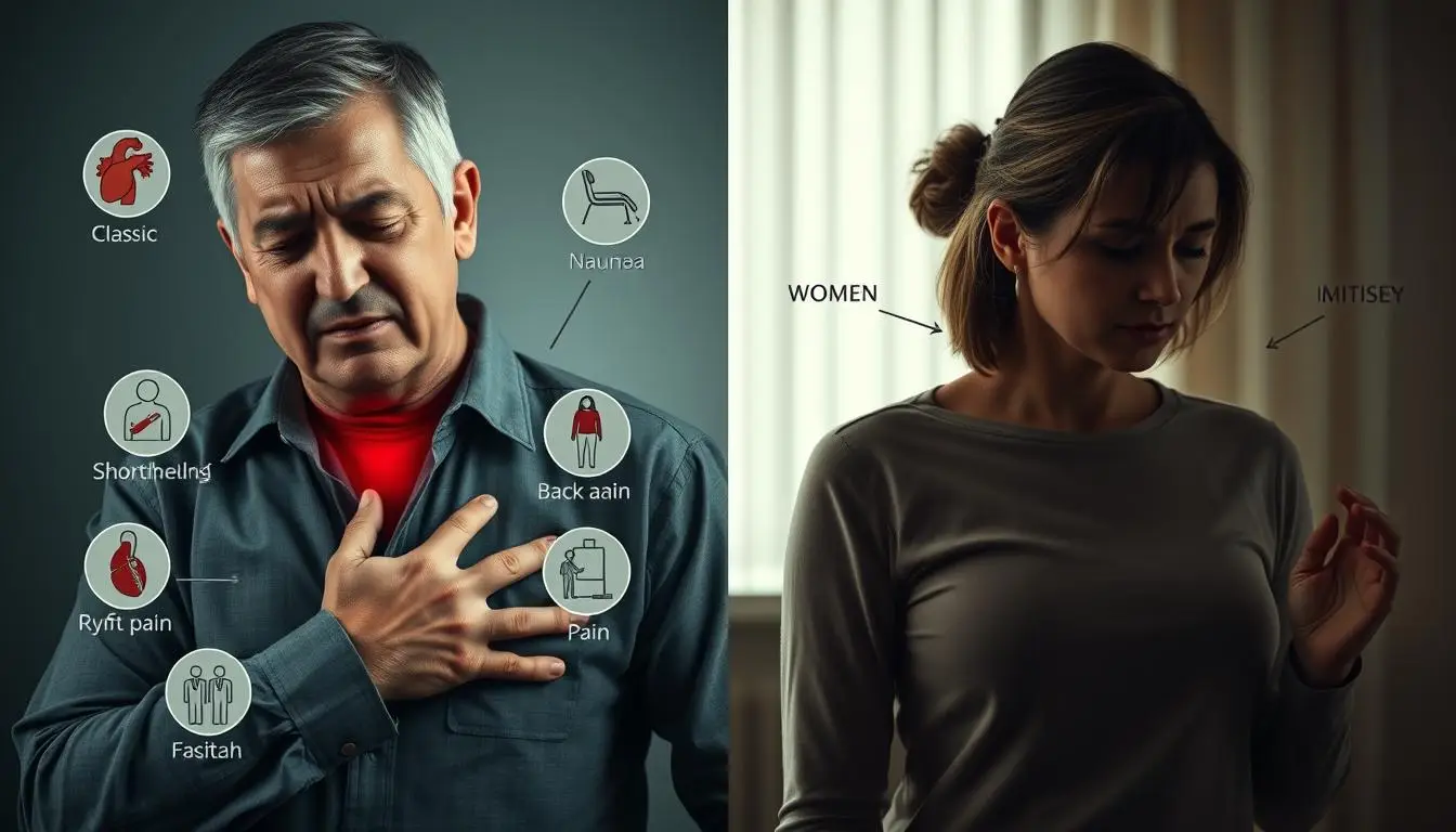 Warning Signs of Heart Attack in Men vs Women"