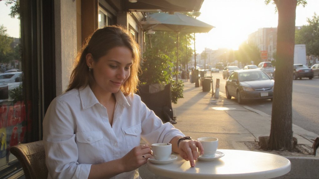 casual cautious measured engagement