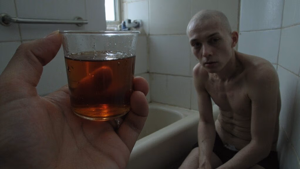 very dark scant urine