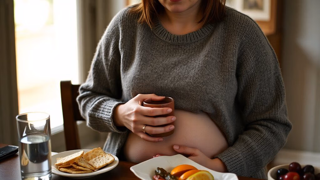 breast sensitivity nausea cravings