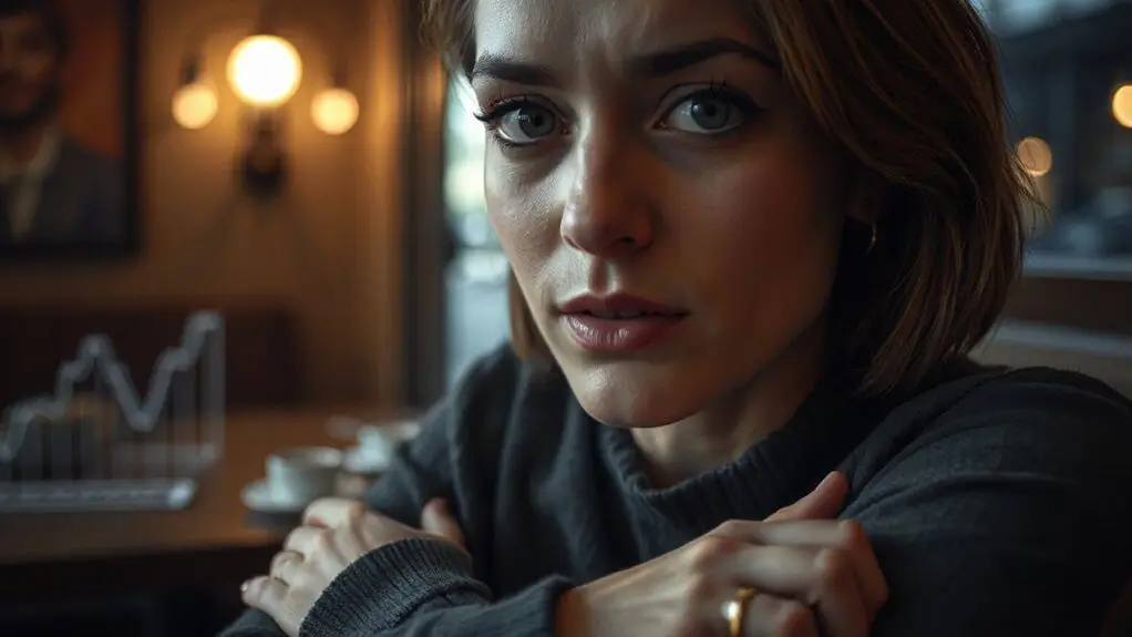 fidgeting brief answers hesitation