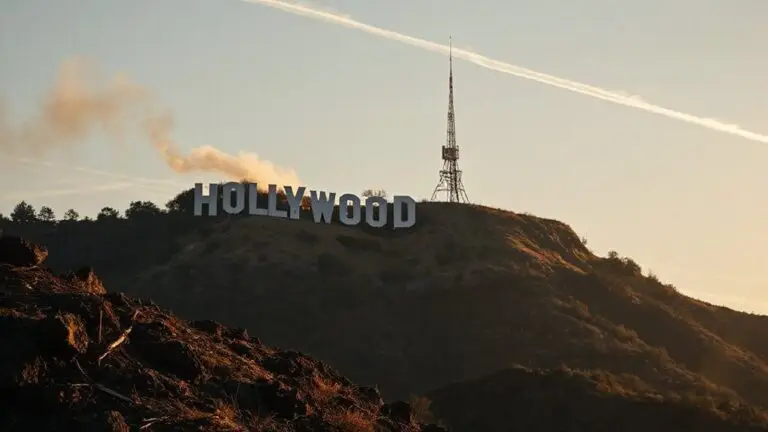 hollywood sign fire history