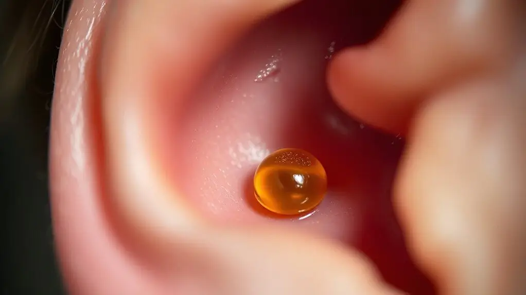 smelly ear discharge warning