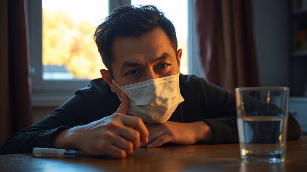 sudden anosmia breathlessness cough