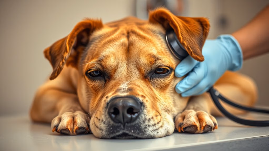 early heartworm symptoms dogs