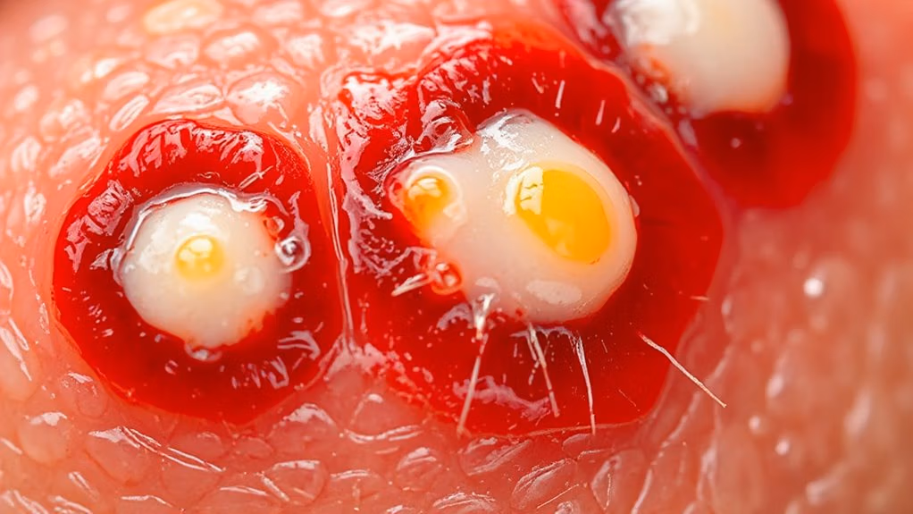 pus filled bumps require attention