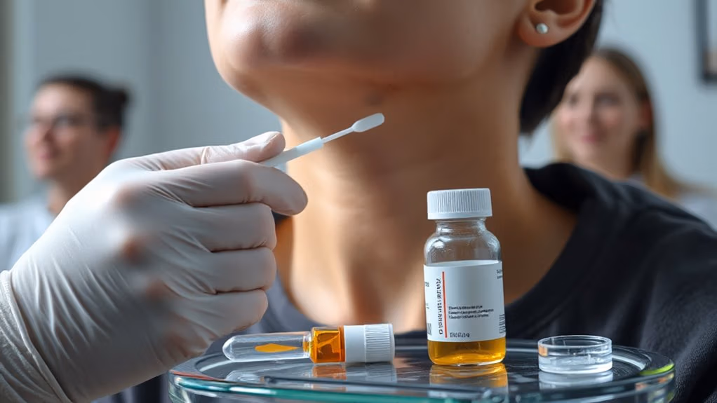 strep throat testing and recovery