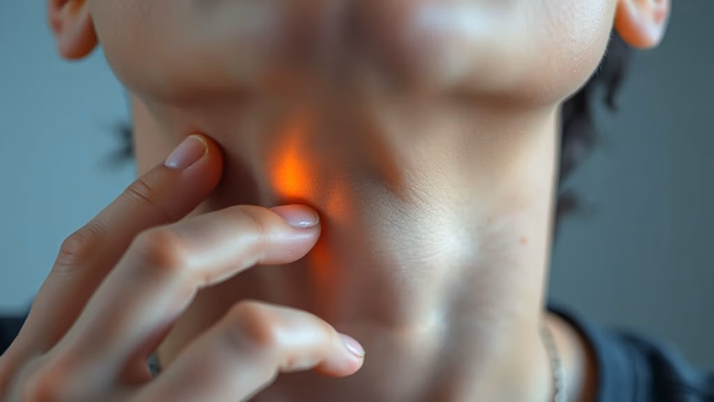 swollen lymph nodes indicate infection